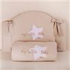 Nanan Set piumone e paracolpi My little Star beige