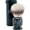 Simpsons Simpson pennello da barba sintetico con tubo da viaggio Highbury Faux Ebony Marble S