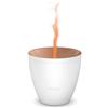 Stadler Form diffusore di aromi di olio essenziale Zoe con effetto fiamma unico, per aromaterapia rilassante, bianco