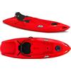 Big Mama Kayak Kayak Monoposto Jolly 2.0 Big Mama Kayak canoa 260 cm + 1 gavone + 1 seggiolino (PACK 2) Made in Italy - ROSSO
