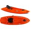 Big Mama Kayak Kayak Monoposto Jolly 2.0 Big Mama Kayak canoa 260 cm + 1 gavone + 1 seggiolino (PACK 2) Made in Italy - ARANCIONE