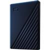 Western Digital WD My Passport for Mac 4TB | HDD portatile USB 3.0 con software per gestione di dispositivi, backup e protezione tramite password - Blu notte