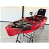 Big Mama Kayak Kayak fishing a Pedali divisibile Big Mama Triken 330 S live, con ruote e vasca del vivo