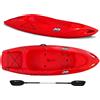 Big Mama Kayak Canoa da mare monoposto Jolly basic Big Mama kayak - canoa da 260 cm + 1 pagaia in omaggio Made in Italy - Rosso