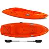 Big Mama Kayak Kayak da divertimento Jolly basic Big Mama kayak - canoa da 260 cm + 1 pagaia in omaggio Made in Italy - Arancione