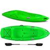 Big Mama Kayak Kayak da mare monoposto Jolly basic Big Mama kayak - canoa da 260 cm + 1 pagaia in omaggio Made in Italy - Verde