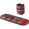 Diamond Fitness COPPIA CAVIGLIERE APPESANTITE 2.0 KG ROSSO - LINEA DIAMOND - COD. CA2,0-D