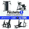 Diamond Fitness Pacchetto palestra 1 con 4 macchine - GB750-OLYINCLINE, PL300-STANDINGLEGCURL, CCR-P, PL-LEGEXTENTION