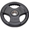 Diamond Fitness DISCO GHISA OLIMPICO GOMMATO TRI-GRIP - DGGD20- 20 Kg - LINEA DIAMOND