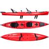 Big Mama Kayak Kayak 2 posti a pedali Idrofin 460 Big kayak Kayak Con Sistema Di Pedali A Pinne + Timone + 3 Gavoni + 2 Seggiolini + 2 Pagaie -