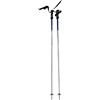 Timesport24 Mis.130 Bastoncini sci Salomon grigio argento