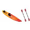 Timesport24 Rainbow Orca Expedition Fishing Canoa Sit On Top 2/3 Posti 420 Cm + 2 Pagaie