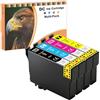 LOSMANN - D&C Ink 4x Cartucce d'inchiostro Compatibili per Epson 604XL 604 XL per Epson Expression Home XP-2205 XP-2200 XP-3200 XP-3205 XP-4200 XP-4205 Workforce WF-2910 WF-2930 WF-2935 WF-2950