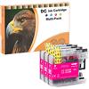LOSMANN D&C 3x Magenta Cartuccia d'inchiostro compatibile per Brother LC123 XL per Brother DCP-J132W DCP-J152W DCP-J552DW MFC-J6520DW MFC-J4510DW MFC-J6920DW DCP-J132W MFC-J4610DW MFC-J470DW MFC-J6720DW
