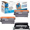 LOSMANN 2x Toner & 1x Tamburo compatibile per Brother TN2220 TN2010 DR2200 per Brother DCP-7055 DCP-7055W DCP-7057 DCP-7060D DCP-7060N DCP-7065DN DCP-7070DW FAX-2840 HL-2130 HL-2132 HL-2135W