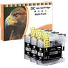LOSMANN D&C 3x Nero Cartuccia d'inchiostro compatibile per Brother LC123 XL per Brother DCP-J132W DCP-J152W DCP-J552DW MFC-J6520DW MFC-J4510DW MFC-J6920DW DCP-J132W MFC-J4610DW MFC-J470DW MFC-J6720DW
