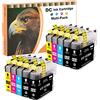LOSMANN D&C 10x Cartuccia d'inchiostro compatibile per Brother LC123 LC123XL per Brother DCP-J132W DCP-J152W DCP-J552DW MFC-J6520DW MFC-J4510DW MFC-J6920DW DCP-J132W MFC-J4610DW MFC-J470DW MFC-J6720DW