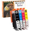 LOSMANN D&C 4x Cartucce Compatibili d'inchiostro Sostituzione per HP 364 364XL per Photosmart 5520 5510 6510 6520 5511 5524 B010a HP Deskjet 3070A 3520 3522 3524 HP Officejet 4620 4622 4610