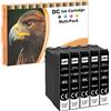 LOSMANN D&C T1295 Cartucce d'inchiostro Compatibile per Epson T1291 Black per Epson Workforce WF-3520 WF-3540 WF-7515 WF-7525 Stylus Office BX630FW Stylus SX235W SX425W SX445W SX535WD (5 Nero)