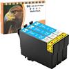 LOSMANN - D&C Ink 3x Ciano Cartucce d'inchiostro Compatibili per Epson 604 XL per Epson Expression Home XP-2205 XP-2200 XP-3200 XP-3205 XP-4200 XP-4205 Workforce WF-2910 WF-2930 WF-2935 WF-2950