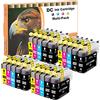 LOSMANN D&C 20x Cartuccia d'inchiostro compatibile per Brother LC123 LC123XL per Brother DCP-J132W DCP-J152W DCP-J552DW MFC-J6520DW MFC-J4510DW MFC-J6920DW DCP-J132W MFC-J4610DW MFC-J470DW MFC-J6720DW