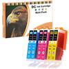 D&C Cartucce d'inchiostro compatibili per Canon PGI-550 CLI-551XL per Canon Pixma MG6450 MG6650 MG7100 MG7150 MG7550 MX925 iP7200 iP7250 MG5400 MG5450 MG5550 MG5650 MG5655 MX725 MX920 iP8750 (6-Pack)