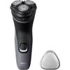 Philips Regolabarba Elettrico Ricaricabile Testine Flex 4D Impermeabile - S1142 00