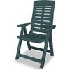 IPAE PROGARDEN Poltrona Giardino in Resina con Schienale regolabile Dimensioni 60xP61x109 cm - YUMAGR