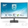 PHILIPS MONITOR PHILIPS LED 23.6" Wide CURVED 241E1SC/00 VA 1920x1080 4ms 250cd/m² 3000:1 Mega Infinity DCR VGA HDMI GAMING