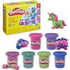 Play-Doh Hasbro Play-Doh Sparkle Collection, Set di Plastilina Creativa con 6 Confezioni di Pasta Modellabile dai Toni Vivaci e Brillanti, Regalo per Bambini e Bambine dai 2 Anni in Su