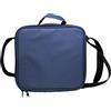 NERTHUS FIH 1491 - Contenitore termico blu, borsa porta alimenti, interno isolante, facile da pulire, con manico e tracolla regolabile, ideale per lavoro e ufficio