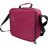 NERTHUS FIH 1493 - Contenitore termico bordeaux, borsa porta alimenti, interno isolante, facile da pulire, con manico e tracolla regolabile, ideale per lavoro e ufficio