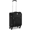 RONCATO SPEED Trolley bagaglio a mano 55x40x20/23 cm Espandibile - Nero/Zaffiro