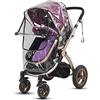 Kafuty 1pc PVC trasparente universale pieghevole pieghevole passeggino antipioggia parapolvere polvere scudo vento passeggino accessorio finestra design cerniera
