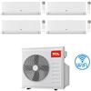 TCL Climatizzatore Condizionatore TCL BreezeIN serie P5 Wifi R32 Quadri Split Inverter 7000 + 7000 + 7000 + 7000 BTU con U.E. MT3240 Classe A++/A+