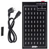 Hyuduo Stazione di Ricarica Usb Hd-350W-60T 5V2A Supporto per Caricatore 60 Porte per Telefono Spina Ue 220V, Cavo di Alimentazione E Cuscinetto in Gomma