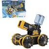 Bizak Exost Phyton Blaster, Auto acrobatica con riprese d'acqua e batteria ricaricabile, +5 anni, (62000722)