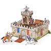 Papo - Il castello del Principe Filippo - Da 3 anni - Decorazione fantasy e medievale - Figure non incluse - Dipinto a mano - Idea regalo - Castello realistico - Educativo - 40cm x 26,5cm x 40cm