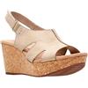 Clarks Annadel Bari, Piattaforma Donna, Pelle Nabuk Nera, 40.5 EU