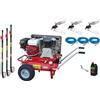 Lisam Kit Raccolta Olive Lisam Professional LM201 3 abbacchiatori e compressore Honda GX 200