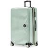 Hauptstadtkoffer Mitte - Valigia Rigida Grande, TSA, 4 Ruote, Bagaglio da Stiva con Espansione di Volume di 8 cm, 77 cm, 130 L, Menta