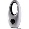 Ariete 803 Ventilatore Digitale Ciclope, Senza pale, 60W, Da tavolo, Silenzioso, Funzione oscillazione, Timer fino a 7,5 h, 3 velocità, Luce led, Bianco