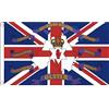 AZ FLAG Bandiera 6 CONTEE Irlanda del Nord 150x90cm - Bandiera Irlandese - Sei CONTEE 90 x 150 cm