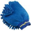 Goodyear Guanto Lavaggio Auto in Microfibra Doppio Lato Ciniglia e Microfibra, Polsino Elastico, Ideale per Lavare Insaponare e Lucidare Carrozzeria e Vetri, Non Lascia Pelucchi