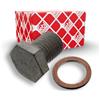 febi bilstein 100551 tappo scarico olio con anello tenuta, 1 unità
