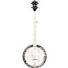 Ortega Guitars Ortega Raven Series Banjo 5 String Lefty - Trasparente Carbone + Custodia (OBJE400TCO-L)