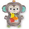 Bright Starts, Tappeto d'Acqua per Gioco a Pancia in Giù Hungry Monkey, Giocattolo sensoriale Gonfiabile, 0-6 Mesi