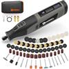 HARDELL Kit Utensile Rotante a Batteria 4V con 80 Accessori, Batteria 4000mAh, 6 Velocità Variabili, Ricarica Rapida Type-C per Taglio, Levigatura, Lucidatura, Foratura, Incisione, Fai da Te