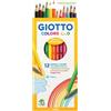 Giotto Pastelli colorati Colors 3.0 - diametro mina 3 mm - Giotto - astuccio 12 pezzi conf. 12 pz - G00496