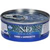 Farmina N&D Cat Ocean Sea Small Tuna & Shrimps 80 g Mangime
